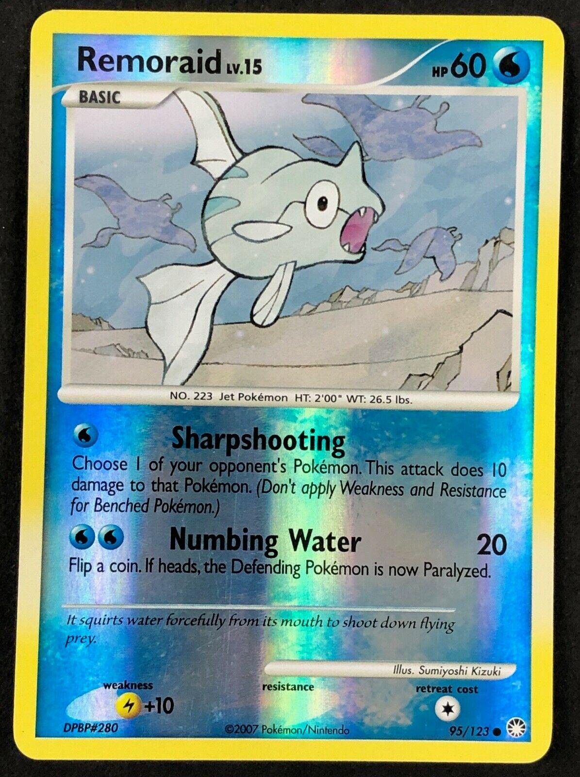 Remoraid 95/123 Reverse Holo | Mysterious Treasures | Pokemon Card