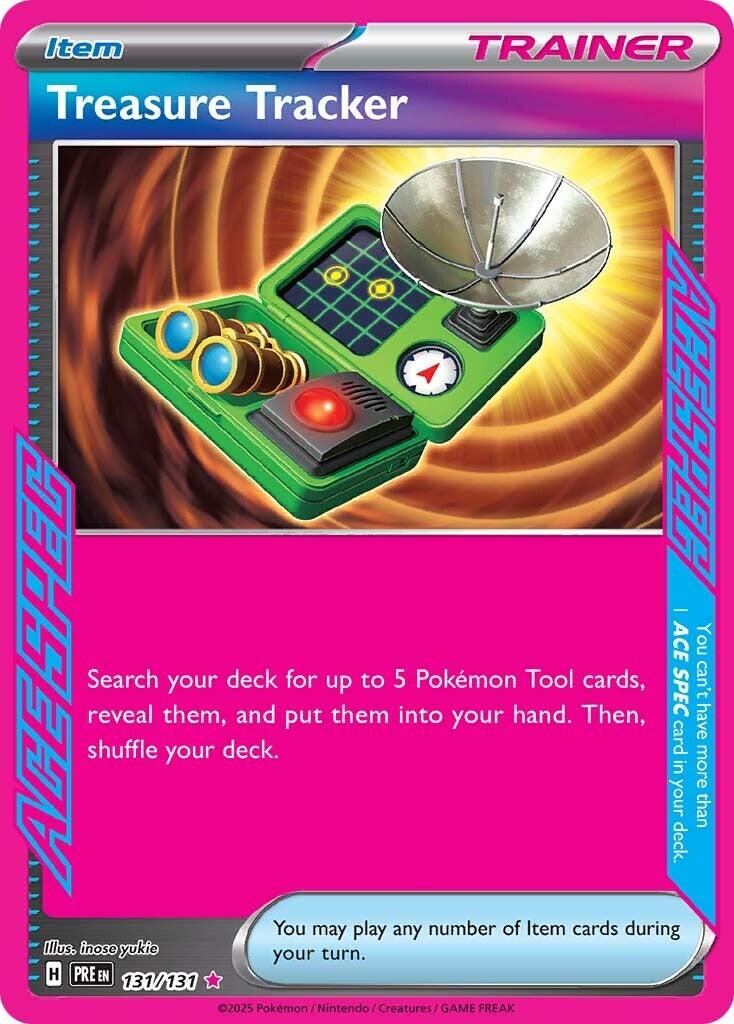 Treasure Tracker 131/131 Reverse Holo | Prismatic Evolutions | Pokemon Card