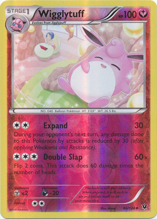 Wigglytuff 66/124 Reverse Holo | Fates Collide | Pokemon Card