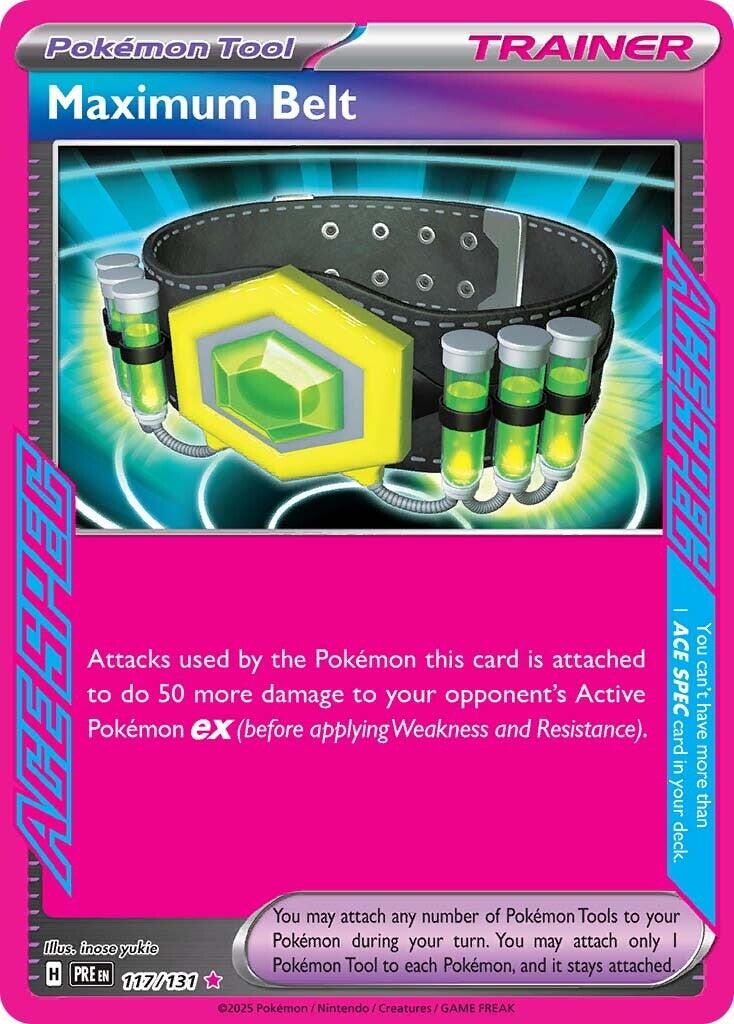 Maximum Belt 117/131 Reverse Holo | Prismatic Evolutions | Pokemon Card