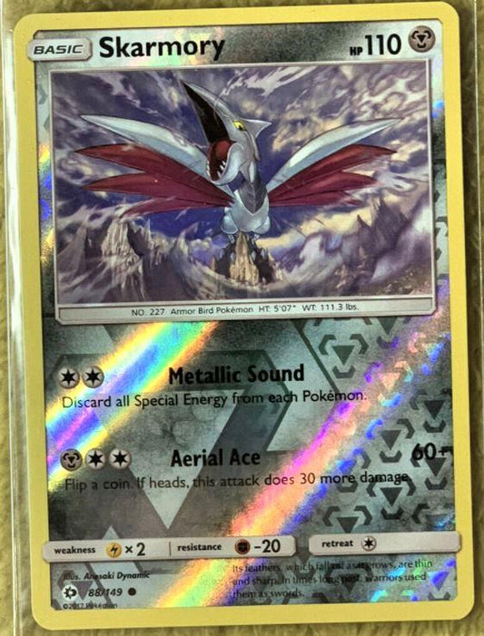 Skarmory 88/149 Reverse Holo | Sun & Moon | Pokemon Card