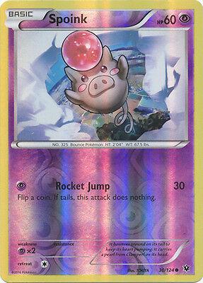 Spoink 30/124 Reverse Holo | Fates Collide | Pokemon Card