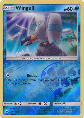 Wingull 37/149 Reverse Holo | Sun & Moon | Pokemon Card