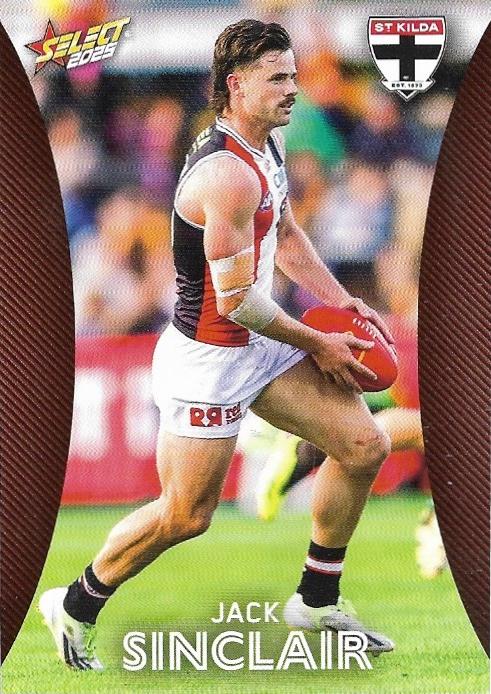 Jack Sinclair #161 St. Kilda Saints | 2025 Select AFL Footy Stars | Trading Card