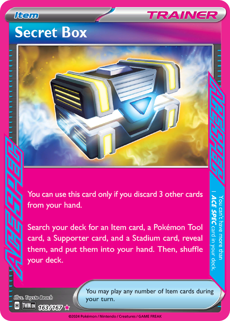 Secret Box 163/167 ACE SPEC Rare | Twilight Masquerade | Pokemon Card
