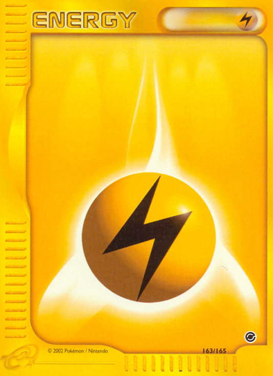 Lightning Energy 163/165 | Expedition Base Set | Pokemon Card