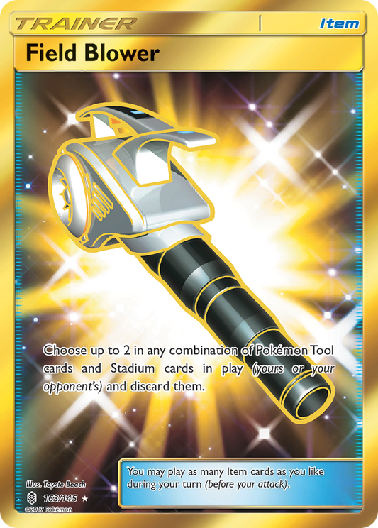 Field Blower 163/145 Rare Secret | Guardians Rising | Pokemon Card