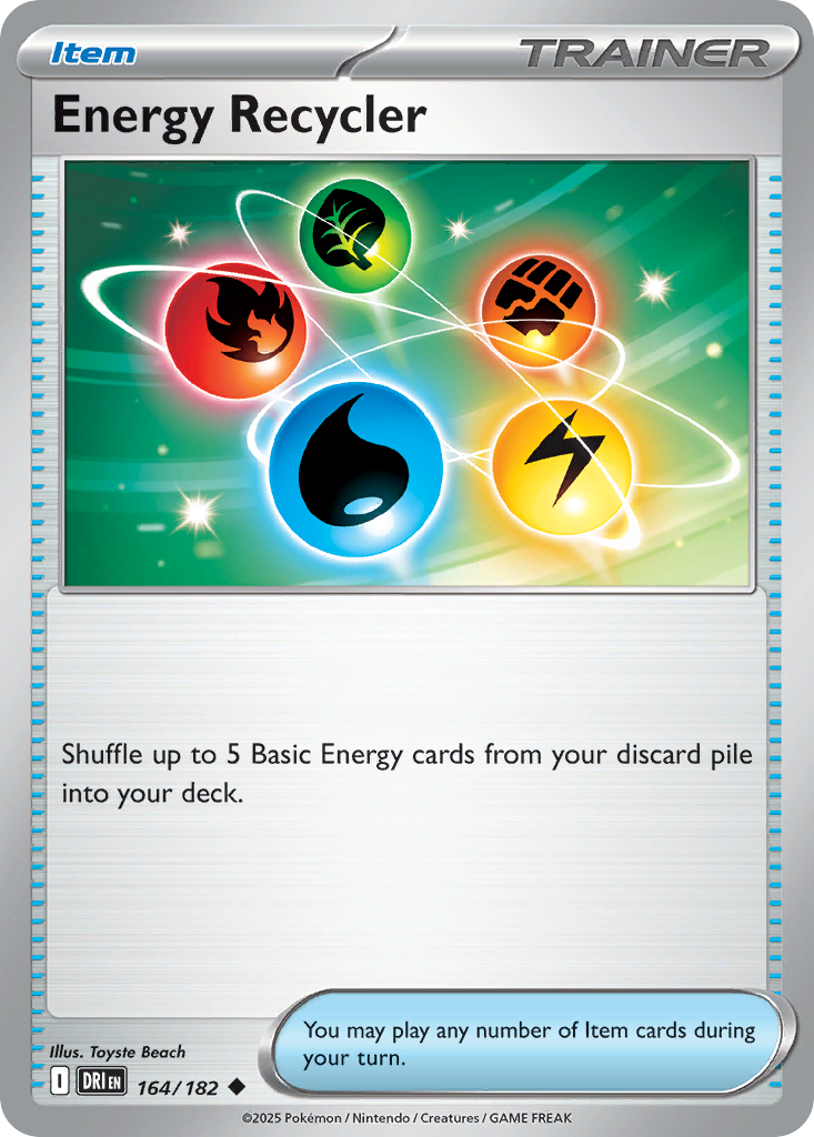 Energy Recycler 164/182 Uncommon | Destined Rivals | Pokemon Card