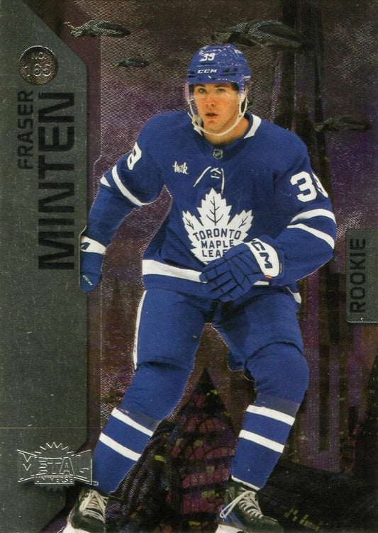 Fraser Minten #165 Toronto Maple Leafs | 2023-24 SkyBox Metal Universe | NHL Trading Card