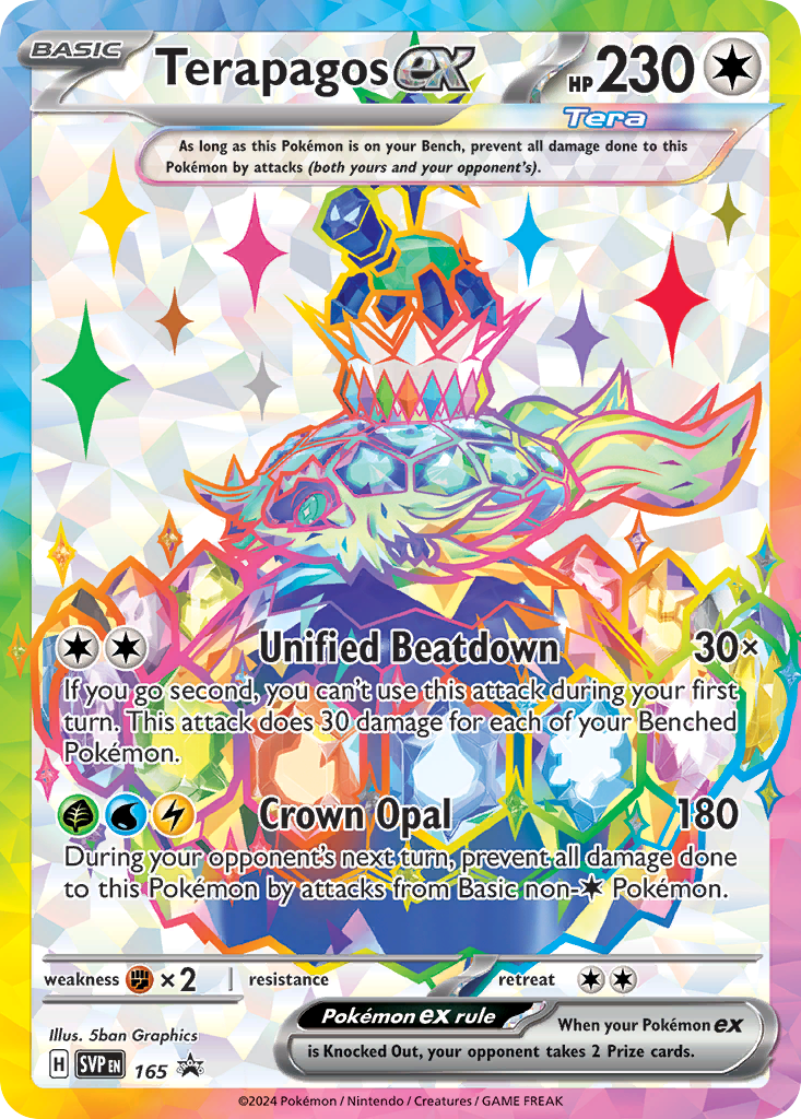 Terapagos ex 165/165 Promo | Scarlet & Violet Black Star Promos | Pokemon Card