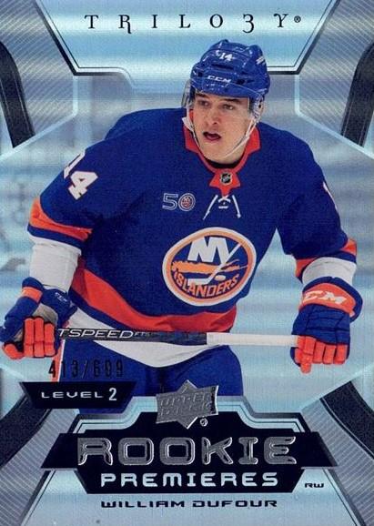 William Dufour #166 New York Islanders | 2023-24 Upper Deck Trilogy | NHL Trading Card