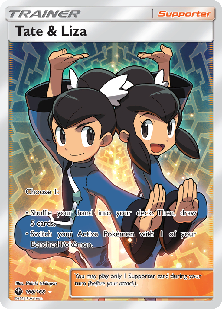 Tate & Liza 166/168 Rare Ultra | Celestial Storm | Pokemon Card