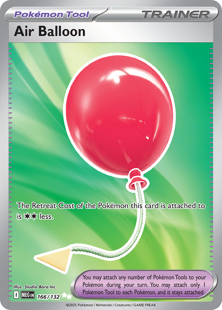 Air Balloon 166/132 Ultra Rare | Mega Evolution | Pokemon Card