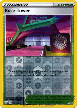 Rose Tower 169/189 Reverse Holo | Darkness Ablaze | Pokemon Card