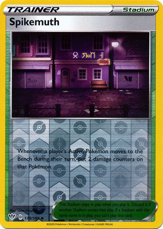 Spikemuth 170/189 Reverse Holo | Darkness Ablaze | Pokemon Card