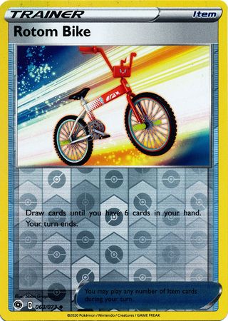 rotom bike pokemon card Rotom Bike 181/202 Sword & Shield Base Pokemon Reverse Holo Foil Nice!