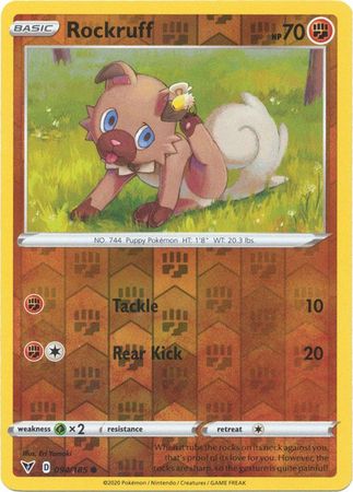 Buy Rockruff Common | Vivid Voltage | Pokemon Card Australia  Brickheads  Collectables