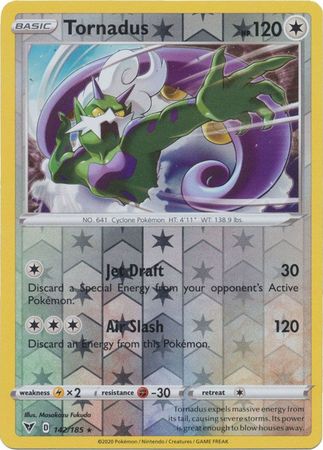 Tornadus 142/185 Reverse Holo | Vivid Voltage | Pokemon Card