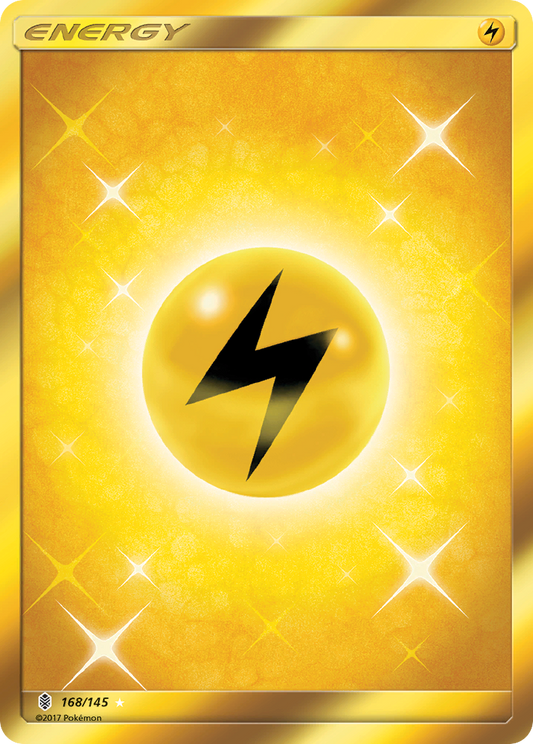 Lightning Energy 168/145 Rare Secret | Guardians Rising | Pokemon Card