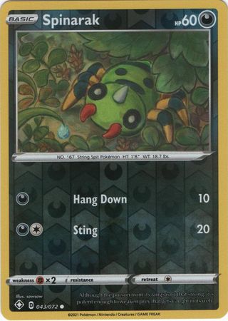 Buy Spinarak Common | Shining Fates