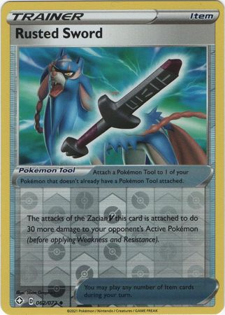 Rusted Sword 62/72 Reverse Holo | Shining Fates | Pokemon Card