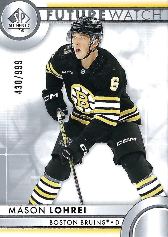 Mason Lohrei #169 Boston Bruins | 2023-24 SP Authentic | NHL Trading Card