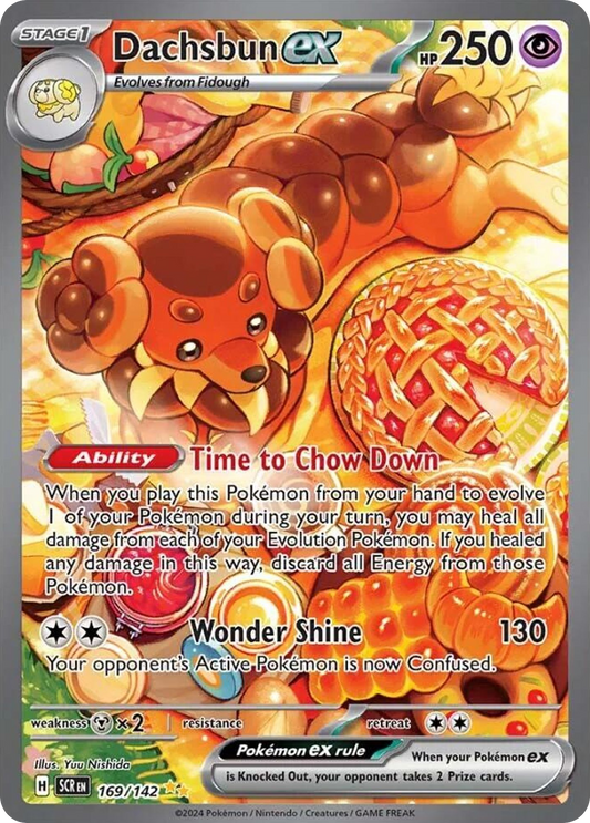 Dachsbun ex 169/142 Special Illustration Rare | Stellar Crown | Pokemon Card
