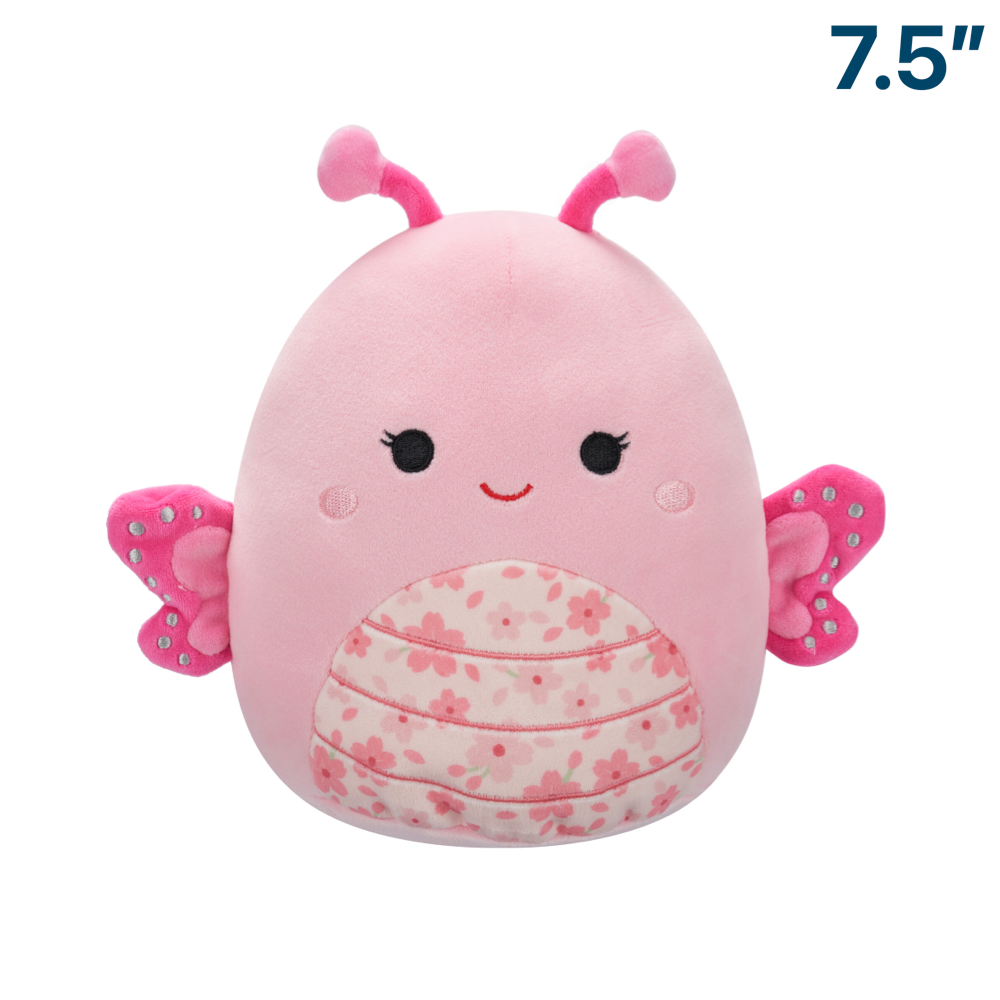 Mogo the Pink Buterfly ~ 7.5" Squishmallow Plush