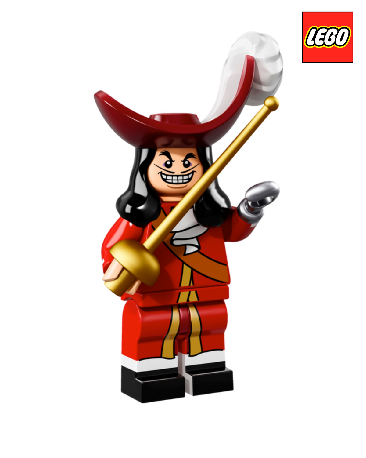Captain Hook - Disney - Series 1 | LEGO Minifigure | NEW CMF