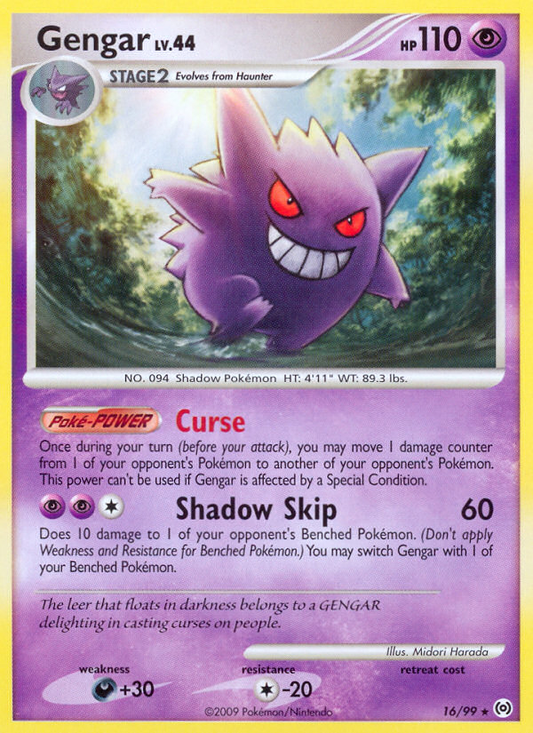 Gengar 16/99 Rare | Arceus | Pokemon Card