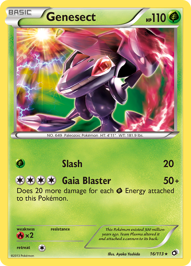 Genesect 16/113 Rare Holo | Legendary Treasures | Pokemon Card