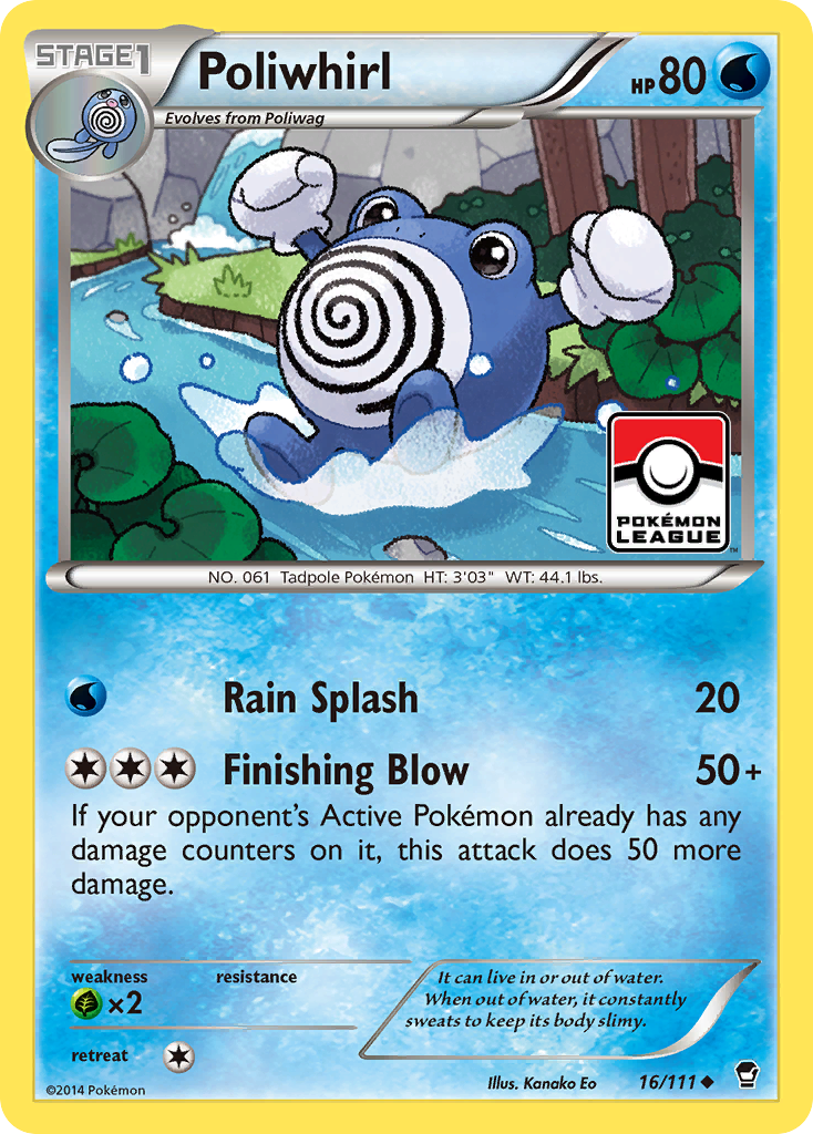 Poliwhirl 16/111 Uncommon | Furious Fists | Pokemon Card