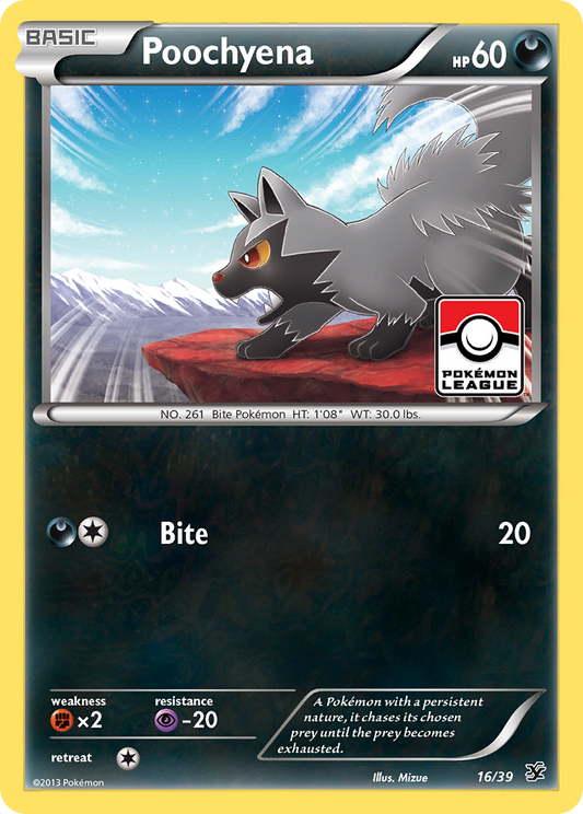 Poochyena 16/39 | Kalos Starter Set | Pokemon Card