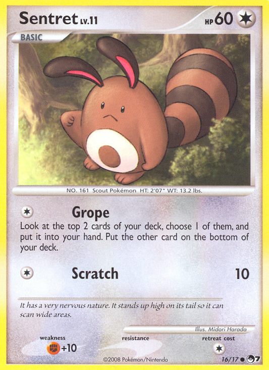 Sentret 16/17 Common | POP Series 7 | Pokemon Card