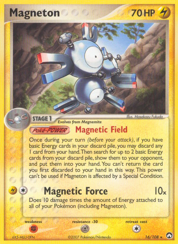 Magneton 16/108 Rare | Power Keepers | Pokemon Card