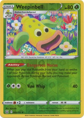 Weepinbell 2/163 Reverse Holo | Battle Styles | Pokemon Card
