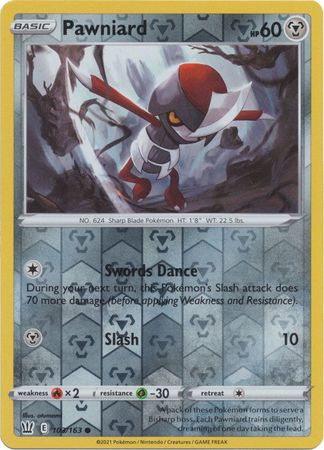 Pawniard 103/163 Reverse Holo | Battle Styles | Pokemon Card