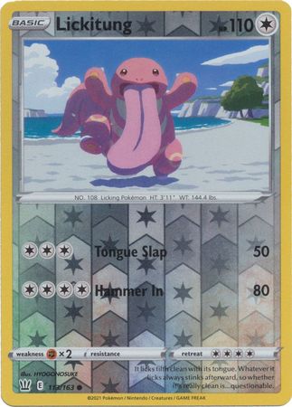 Lickitung 113/163 Reverse Holo | Battle Styles | Pokemon Card