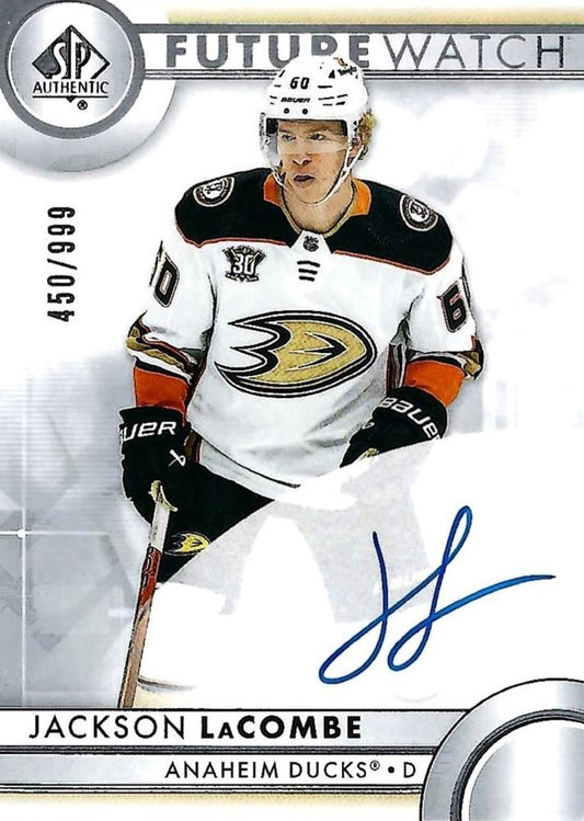 Jackson LaCombe #170 Anaheim Ducks | 2023-24 SP Authentic | NHL Trading Card