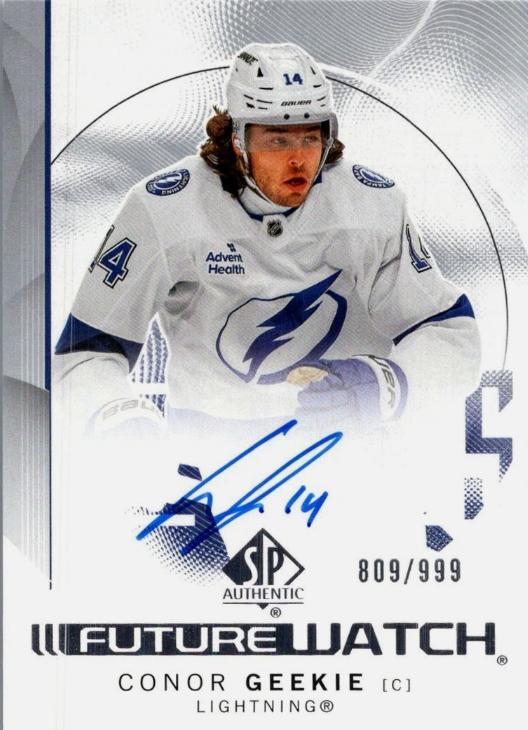 Conor Geekie #170 Tampa Bay Lightning | 2024-25 SP Authentic | NHL Trading Card