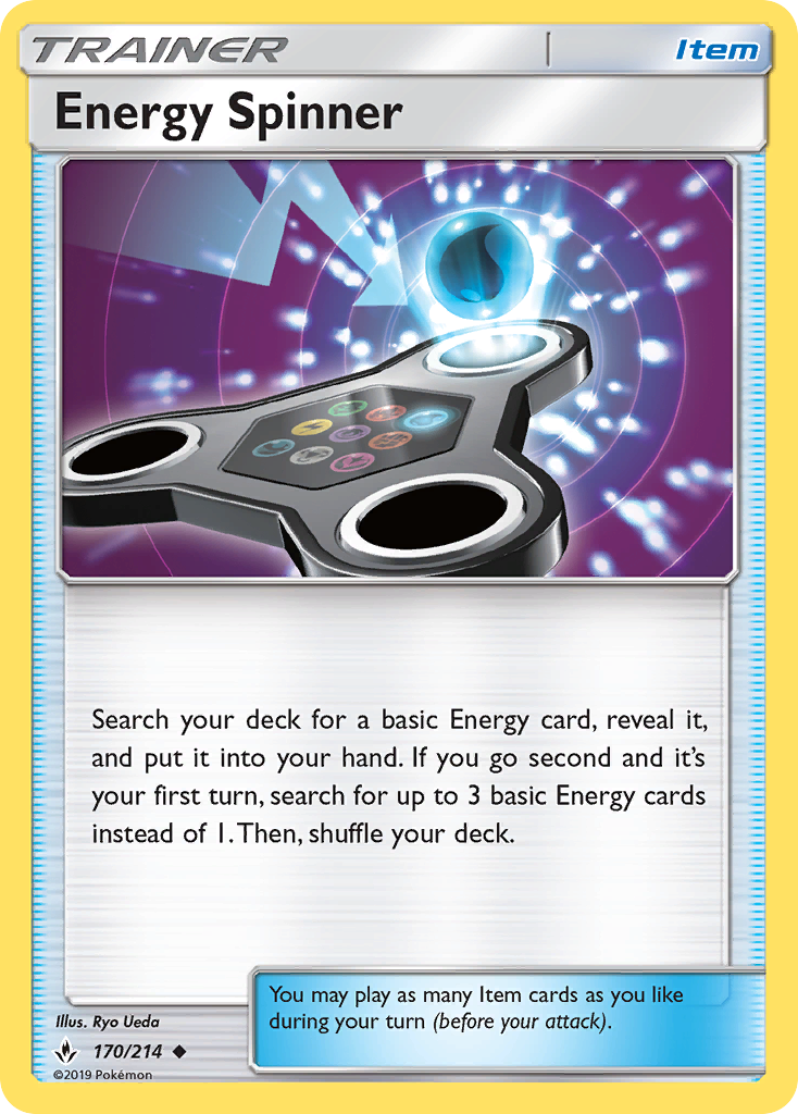 Energy Spinner 170/214 Uncommon | Unbroken Bonds | Pokemon Card
