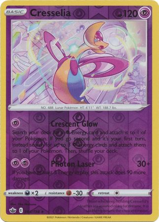 Cresselia 64/198 Reverse Holo | Chilling Reign | Pokemon Card