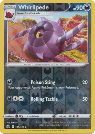 whirlipede pokemon card Buy Whirlipede | Chilling Reign