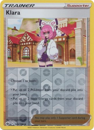 pokemon klara trainer card Buy Klara Uncommon | Chilling Reign