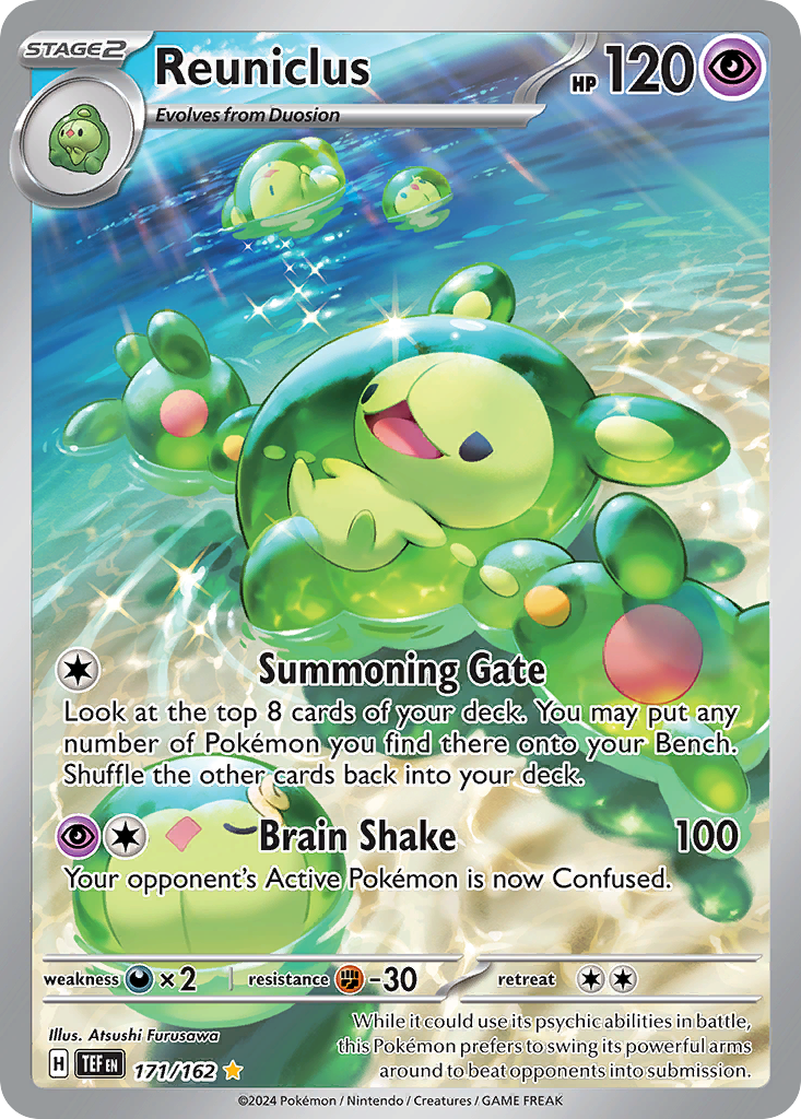 Reuniclus 171/162 Illustration Rare | Temporal Forces | Pokemon Card