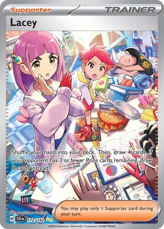 Lacey 172/142 Special Illustration Rare | Stellar Crown | Pokemon Card