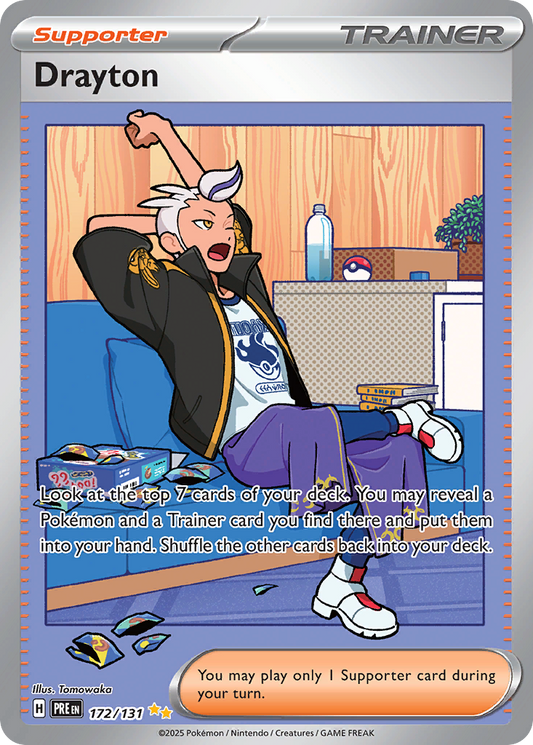 Drayton 172/131 Special Illustration Rare | Prismatic Evolutions | Pokemon Card