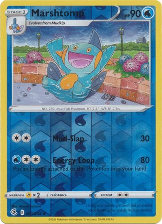 Marshtomp 63/264 Reverse Holo | Fusion Strike | Pokemon Card