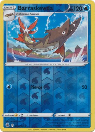 barraskewda pokemon card value carta pokemon, barraskewda, 029/100, ao 2020, Evolves from Arrokuda Type Barraskewda 042/185 Rare Vivid Voltage