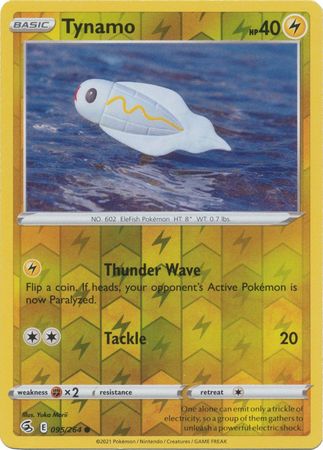 Tynamo 95/264 Reverse Holo | Fusion Strike | Pokemon Card
